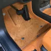 Tapetes automotivos feitos sob medida, adequados para diversos modelos de veículos, apresentando um design completo em couro, construção de camada dupla e são ecologicamente corretos, à prova d'água e resistentes ao desgaste.