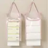 Bolsa de Almacenamiento para Papel Higiénico sin Taladro, Organizador Impermeable de Bolsa de Basura para Cocina Montado en Pared, Gran Capacidad, Multifuncional