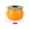 Fábrica atacado boa sorte vaso de flores decorativo laranja vaso de flores de plástico em forma de laranja coisa de pensamento vaso pequeno laranja