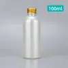 Botella de Aluminio con Tapa de 100ml, Botella para Loción, Botella para Líquidos, Botella Vacía de Plástico PET, Botella de Agua Cosmética Portátil, Botella de Muestra