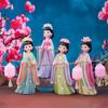 Traje antiguo de marea nacional Hanfu para niña, corazón, tocador antiguo, decoración de escritorio, adornos, regalos de vacaciones para niñas, venta directa de fábrica