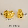 Lingote de oro arena accesorios de joyería DIY estilo nacional todo combina chapado en oro nacional de moda durante mucho tiempo no se desvanece Yiwu Accesorios al por mayor