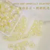 Colgante Personalizado Colorido de Gota de Agua con Medio Agujero Perlas de Imitación ABS Cuentas Sueltas Pulsera Collar Pendientes Accesorios de Joyería Hechos a Mano DIY
