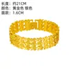 Kaiwei moda diseño de flecha chapado en oro pulsera de reloj creativa pulsera de hombre tendencia joyería para llevar una generación de cabello