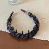 Diadema de Tela a Cuadros Antideslizante con Dientes Estilo Coreano Otoño e Invierno Nueva Tendencia Versátil Diadema para Exteriores con Acabado de Alta Gama Pinza para el Cabello para Mujeres