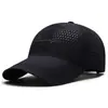 Boné de Baseball Desansha Original Bordado Masculino de Verão Perfurado em Forma de Diamante Respirável Proteção Solar Chapéu de Sol de Secagem Rápida