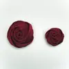 Flores de Tecido de Cetim de Seda Grossas, Flores de Rosa Tridimensionais, Flores Artificiais DIY, Corsage, Acessórios de Flor para Cabeça, Acessórios para Roupa Atacado