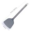 Espátula de Cocina Espátula de Silicona de Grado Alimenticio Utensilios de Cocina Espátula con Mango Curvado Resistente a Altas Temperaturas Espátula de Silicona Todo en Uno Sartén Antiadherente