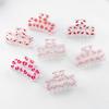 Día de San Valentín Rojo Rectangular Estampado Corazón Pequeño Alas Letras Diciembre Producto Nuevo Pvc 8cm Pinza