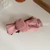 Pinza de Plátano Estilo Maillard con Lazo para Mujer, Otoño e Invierno Elegante Versátil de Gama Alta Pinza de Garra para Parte Trasera de la Cabeza Pinza Vertical para Cola de Caballo