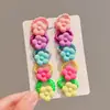 Xuxinhas de Cabelo Infantis, Xuxinhas Que Não Machucam o Cabelo, Anéis de Polegar para Bebês, Tiaras Fofas para Meninas, Xuxinhas Pequenas de Desenho Animado, Elásticos