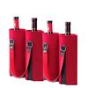 Ventas Directas de Fábrica bolsa de fieltro para vino negocio bolso de mano de festival publicidad regalo de vino bolsa de almacenamiento logo