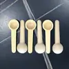 Cucharilla Pequeña de Sal, Cucharilla de Té de Madera de Haya, Cucharilla Pequeña para Medicina, Cucharilla para Miel, Cucharilla para Café, Artesanía Estilo Chino Madera Maciza Regalo Chino