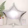 Balões de Folha de Alumínio Selecionados Cuidadosamente 18 polegadas Estrela de Cinco Pontas Balões Decorativos Flutuantes com Hélio para Decorações de Casamento e Festa de Aniversário