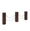 Barandales de Madera de Bambú de Alta Resistencia para Exteriores, Pasarelas Anti-Corrosión para Malecones de Ríos, Fabricante Ahora Disponible de Postes y Pasamanos Especiales de Madera de Bambú para Ingeniería de Parques