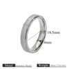 Anillo Sencillo de Moda de Acero Inoxidable Anillo Mate Estilo Coreano Anillo de Pareja Anillo de Par de Acero de Titanio Clásico Venta al por Mayor