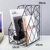 Estante Simples para Mesa Material de Escritório Caixa de Armazenamento para Mesa Pasta Rack de Armazenamento Diversos Armário Atacado