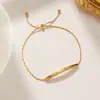 Pulsera Extraíble de Acero de Titanio, Moda Letra Dorada 'Amor', Moderna y Versátil, Exquisita y Elegante, Juego de Collar Ajustable de Acero de Titanio