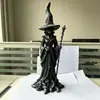 Transfronterizo nuevo Halloween Gótico bruja oscura estatua resina adorno retro artesanía decoración del hogar venta al por mayor