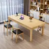 Banco de Trabajo de Escritorio Grande Escritorio de Tronco para el Hogar Madera Maciza Sala de Estar Mesa de Estudio Doble Escritorio de Oficina Mesa de Tronco para Pintura y Caligrafía