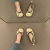 Zapatos Planos de Boca Baja para Ropa Exterior de Mujer 2024 Nuevo Estilo Coreano Versátiles Casuales sin Cordones Ropa de Trabajo Zapatos Planos de Noche