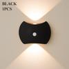 Lámpara de Pared Magnética Recargable LED con Sensor de Movimiento Corporal Lámpara de Mesita de Noche para Dormitorio Hotel Escalera Estilo Industrial Lámpara de Pasillo