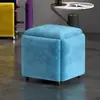 Taburete de Almacenamiento Combinado Multifuncional, Taburete Cubo Simple Cinco en Uno, Taburete Pequeño para Uso Doméstico, Sofá de Sala de Estar, Taburete de Moda, Cinco Taburetes
