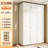 Guarda-roupa de aço doméstico para apartamentos de aluguel, grande capacidade, cabide simples, guarda-roupa de ferro metálico à prova de poeira para crianças