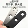 Conector de Cantoneira Reta de Aço Inoxidável Espessado, Fixador de Peça Angular Plana, Suporte Angular para Móveis