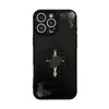 Funda de Cuero Tridimensional para Teléfono para iPhone 18 Pro Max, Adecuada para Apple 17, Marca de Moda Chrome Cross 13, Modelo Transfronterizo