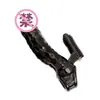 Funda de pene simulada vibratoria, armadura vestible vibratoria, funda de pene engrosada, funda vibratoria con bloqueo de esperma, funda de diente de lobo, al por mayor