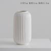Shumen Blanco Nórdico Boca Grande Simple Cerámica Decorativo Jarrón para Flores Secas Flores Acuáticas Sala de Estar Arreglos Florales Decoración de Escritorio