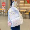 Mochila de comercio exterior para niñas de secundaria y universidad, lindo diseño de estrella, alto valor estético, modelo nuevo, mochila de gran capacidad para estudiantes de secundaria y preparatoria