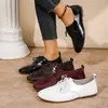 Primavera y otoño 5 nuevos modelos de comercio exterior transfronterizo, zapatos de mujer de talla grande, zapatos planos de moda, zapatos individuales cómodos, Amazon Temu Dropshipping