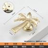 Novo estilo chinês escovado ouro escovado nórdico luz armário de luxo guarda-roupa porta imitação de cobre único furo puxar anel de gaveta gaveta redonda pequena alça pequena