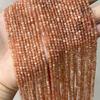Cuentas cuadradas recortadas para pulsera, collar y accesorios, semiterminadas, con punta de oro natural, fresa, cristal, sol, piedra, azúcar cúbico