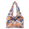 Bolsa Transversal de Ombro Único Estilo Novo, Bolsa Feminina Casual Artística, Bolsa Transversal de Tecido Simples, Bolsa de Ombro Único Leve, Bolsa de Mão Floral