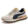 Novos Sapatos de Malha Respirável Forrest Gump Masculinos para Primavera e Verão Tênis de Corrida para Exterior Versátil Casual Esportivo para Estudantes Sapatos de Pai para Homens