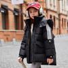 Chaqueta de plumón gruesa para niña, abrigo de invierno para niña, estilo occidental, 2024
