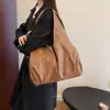 Bolso de gran capacidad de moda para comercio exterior transfronterizo, nuevo bolso de hombro, bolso tote retro casual de cuero suave, bolso cruzado, bolso para mujer