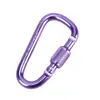 Hebilla Gruesa de Montañismo 6D Mochila Exterior Botella de Agua No. 6 Tuercas de Tornillo de Aleación de Aluminio de Liberación Rápida con Hebilla de Bloqueo Accesorios