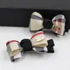 Moda Japonesa y Coreana Lindo Moño Cuadros Pinzas para el Cabello Venta al por Mayor Tela Pinzas Pequeñas Puntiagudas Fresco y Dulce