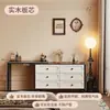 Penteadeira e Armário Integrados Estilo Meio do Século Francês Quarto Moderno Criado-Mudo Simples 2025 Nova Penteadeira Retrô