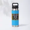 Taza termo de acero inoxidable 304 para viajes transfronterizos, hervidor deportivo de gran capacidad para exteriores, taza de vacío portátil para coche