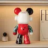 21cm Porquinho de Porcelana Pintado à Mão Graffiti Urso Violento Ornamento Artesanato Cerâmico Sala de Estar Gabinete de TV Gabinete de Vinho Decoração