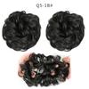 Moño de Peluca de Fibra Sintética Transfronterizo Anillo de Cabello Rizado Pieza de Cabello Estilo Europeo y Americano Voluminoso Natural Anillo de Cabello al por Mayor