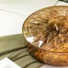 Caja de Almacenamiento para Dulces y Frutas, Duradera, Transparente, Lujo Ligero, con Tapa, para Colocar Frutas en la Sala de Estar durante el Año Nuevo