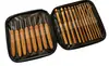 Juego de Ganchillos Amazon Colorido Mango Suave Tpr Ganchillo de Aluminio DIY Lana Ganchillo Barba Bolsa Set