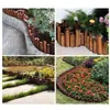 Madera Resistente a la Corrosión Macizo de Flores para Exteriores Huerta Valla de Jardín Patio de Jardín Pequeño Huerto Muro de Contención de Madera Banda de Aislamiento