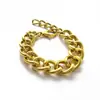 Pulsera Dorada Grande Simulada Accesorios Pulsera Metálica Exagerada Aliexpress Amazon Popular Transfronterizo Joyería Elegante Magnate